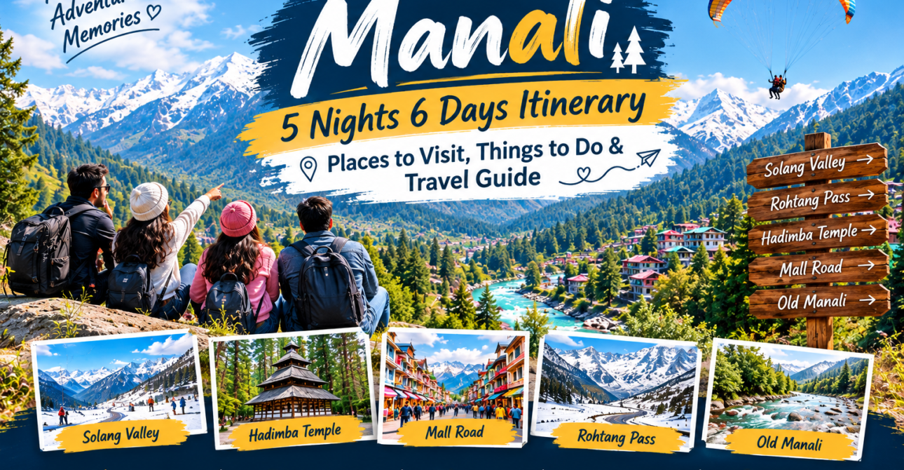 Manali 5 Nights 6 Days Itinerary: Places to Visit, Things to Do & Travel Guide
