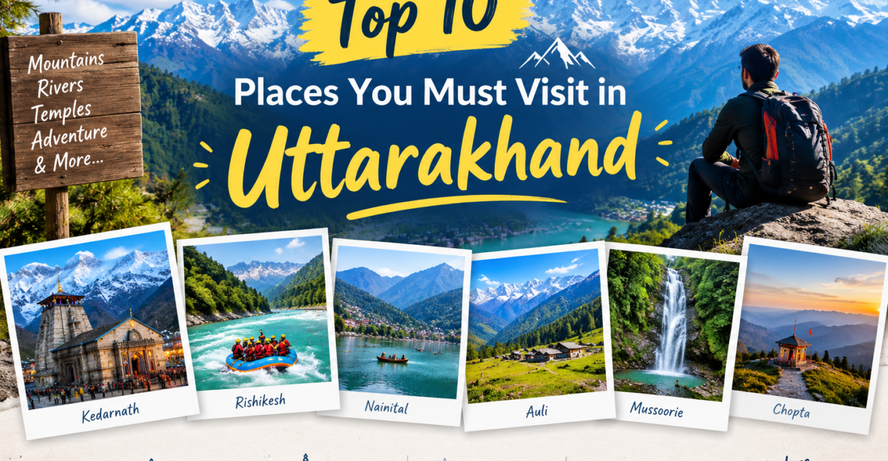 Top 10 Places to Visit in Uttarakhand in 2026