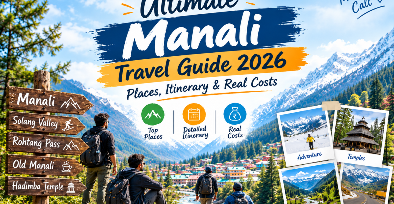 Ultimate Manali Travel Guide 2026: Places, Itinerary & Real Costs